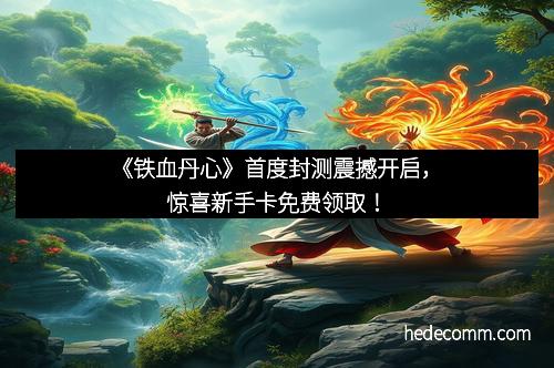 《铁血丹心》首度封测震撼开启，惊喜新手卡免费领取！
